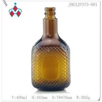 בקבוק חום משקאות חריפים מזכוכית