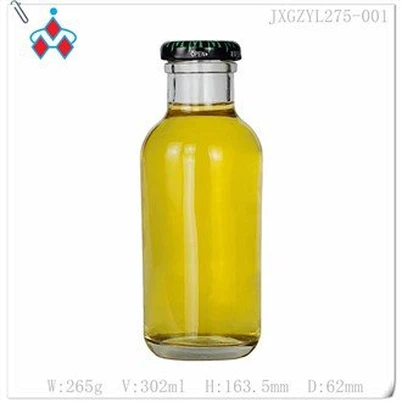 בקבוק מיץ זכוכית קטן