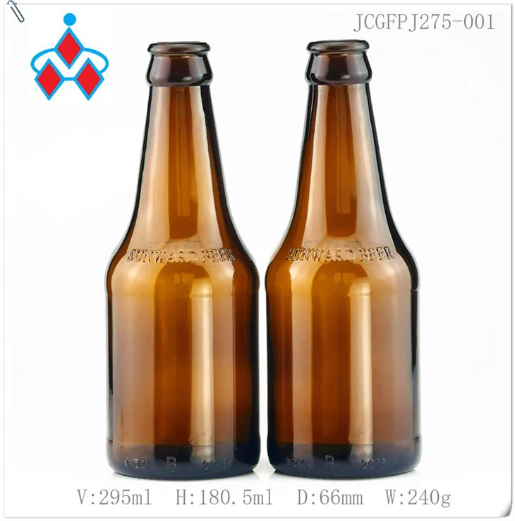 275ml Amber Beer Glass Bottle